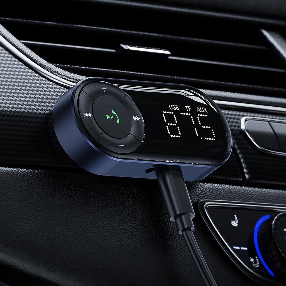 Car FM Transmitter Convenient Auto BT Audio Receiver Portable Car Driving Handsfree Call Accessory