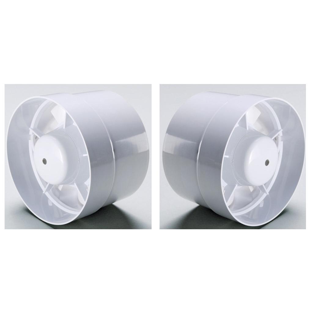 220V Plastic 4,5,6 Duct Fan Exhaust Vent Air Cooled Hydroponic Inline Blower