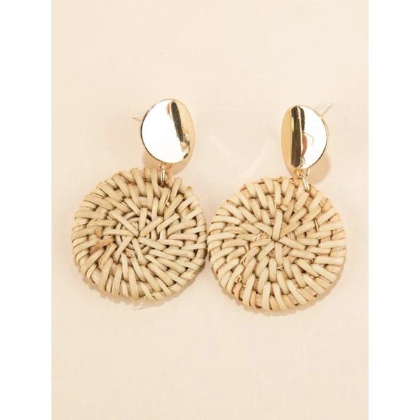 Bông tai tròn thả mây Tiệm nhà Sakj