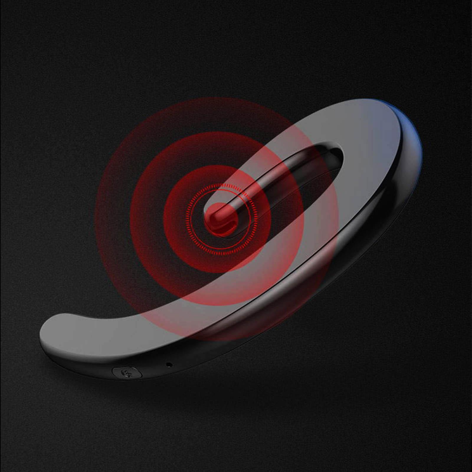 Ear Hook Bluetooth Earphone Bone Conduction Lightweight Wireless Headset for Mountaineering