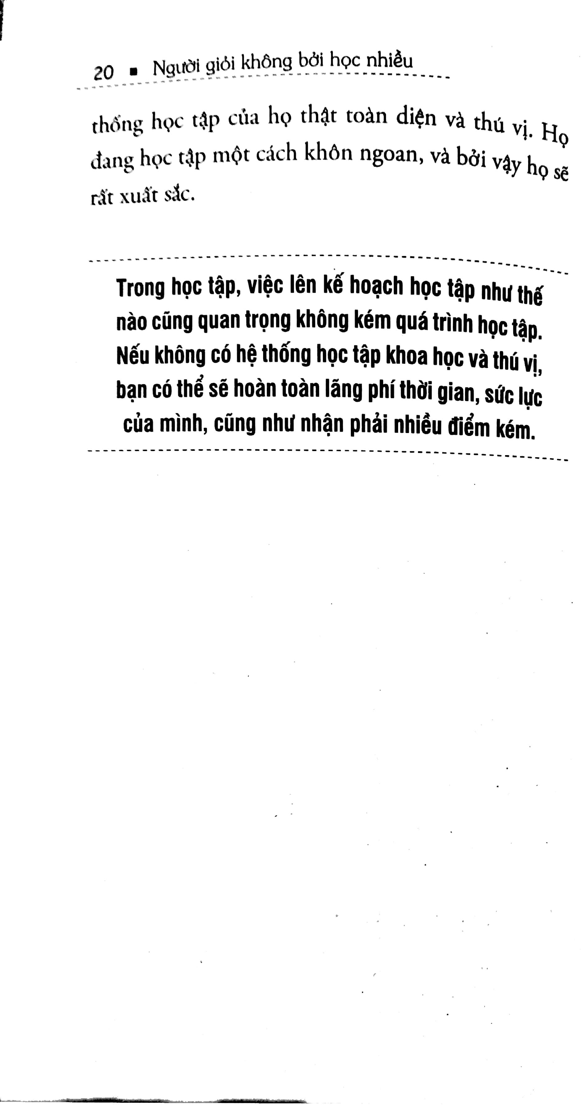 Người Giỏi Không Bởi Học Nhiều (Tái Bản)