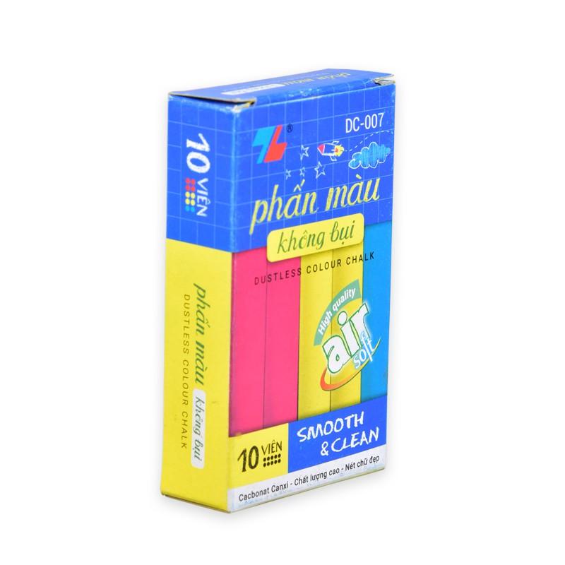 Phấn Màu Không Bụi Ghi Bảng Thiên Long DC-007 (Hộp 10 Viên)