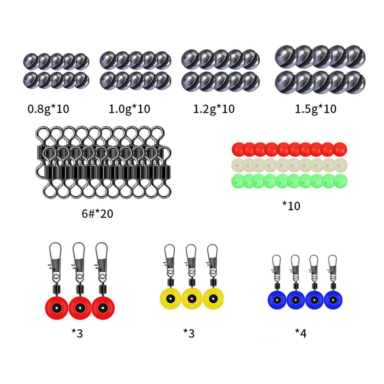 Fishing Tackle Accessories Kit 246x Fishing Gear Tackle Box with Tackle Kit