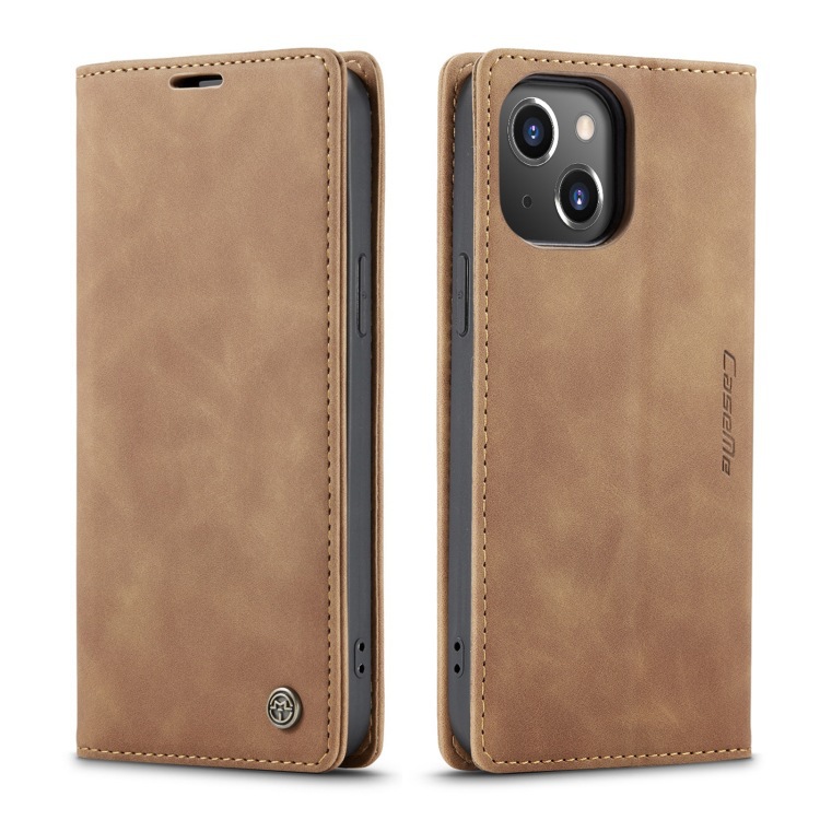 Bao da bò dạng ví chính hãng Caseme dành cho iPhone 14 - Hàng chính hãng