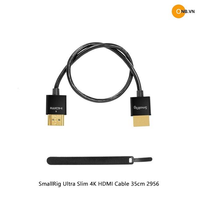 SmallRig Ultra Slim 4K HDMI Cable 35cm 2956 - Hàng Chính Hãng