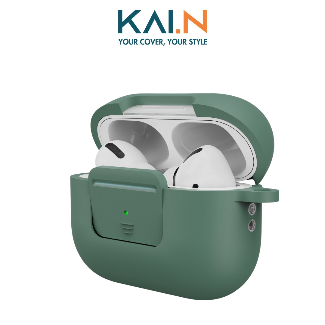 Case Ốp Cho Airpods PRO 2 Kai.N Touch Case Gel Silicon Kèm Móc Treo_ Hàng chính hãng