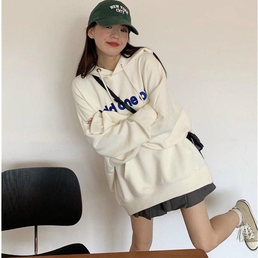 Áo Khoác Hoodie Nỉ ODD ONE OUT Nữ Form Rộng Có Mũ Ulzzang