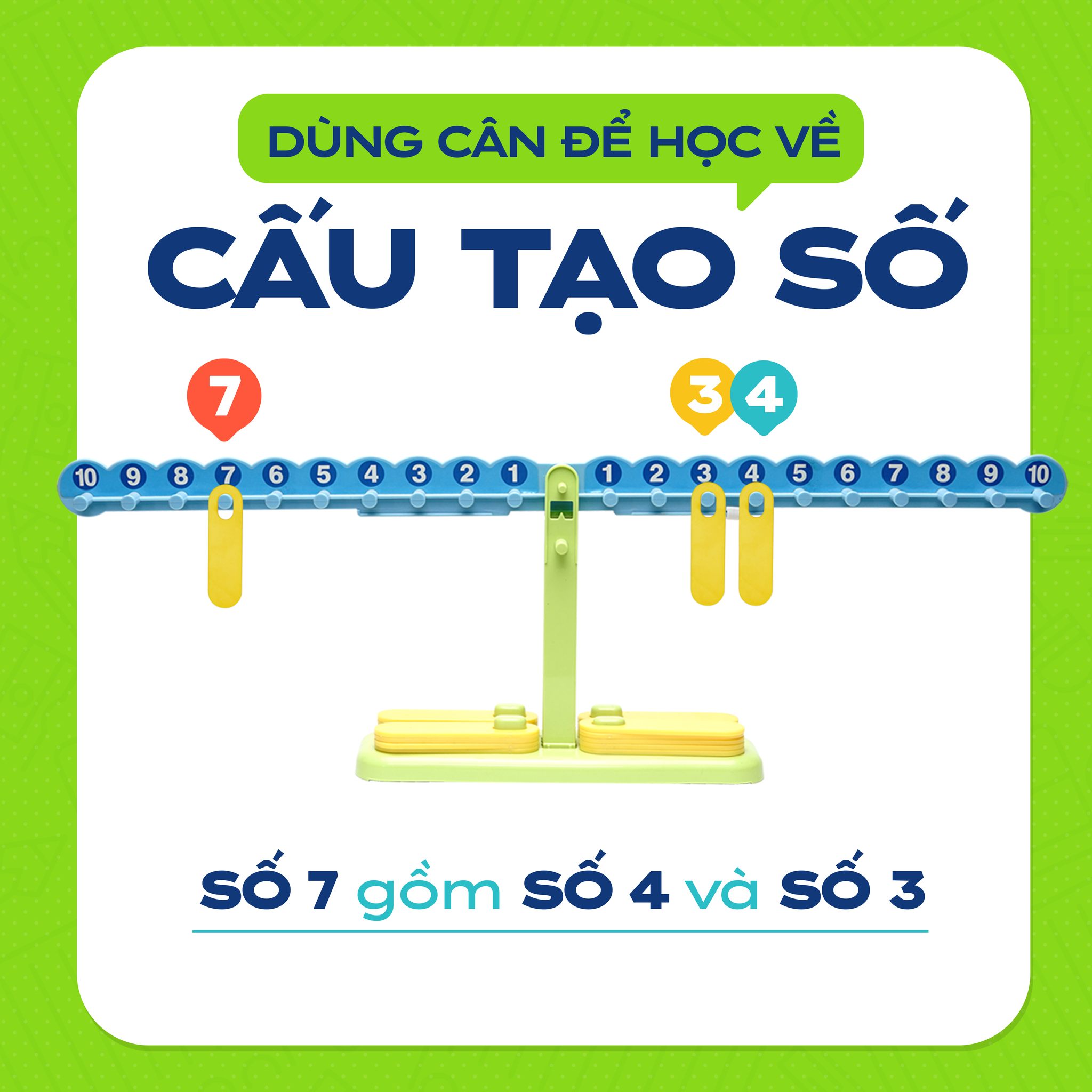 COMBO 2 Bộ Kỹ Năng Tư Duy Sáng Tạo: Cân Toán Học và Que Toán Học Thông Minh