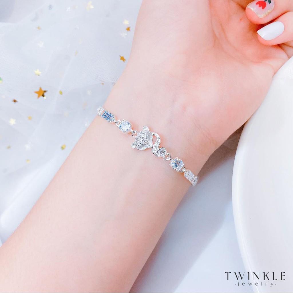 Vòng tay hồ ly Gumiho - Lắc tay bạc nữ - Phụ kiện trang sức bạc Twinkle Jewelry VT0004