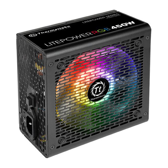 Nguồn Máy Tính PSU Thermaltake Litepower 450W RGB PS-LTP-0450NHSANx-1E 120mm - Hàng Chính Hãng