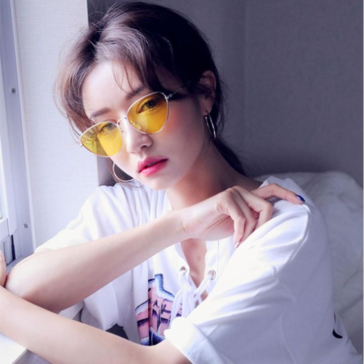 Kính râm thời trang mắt mèo size lớn nhiều màu hot hit
