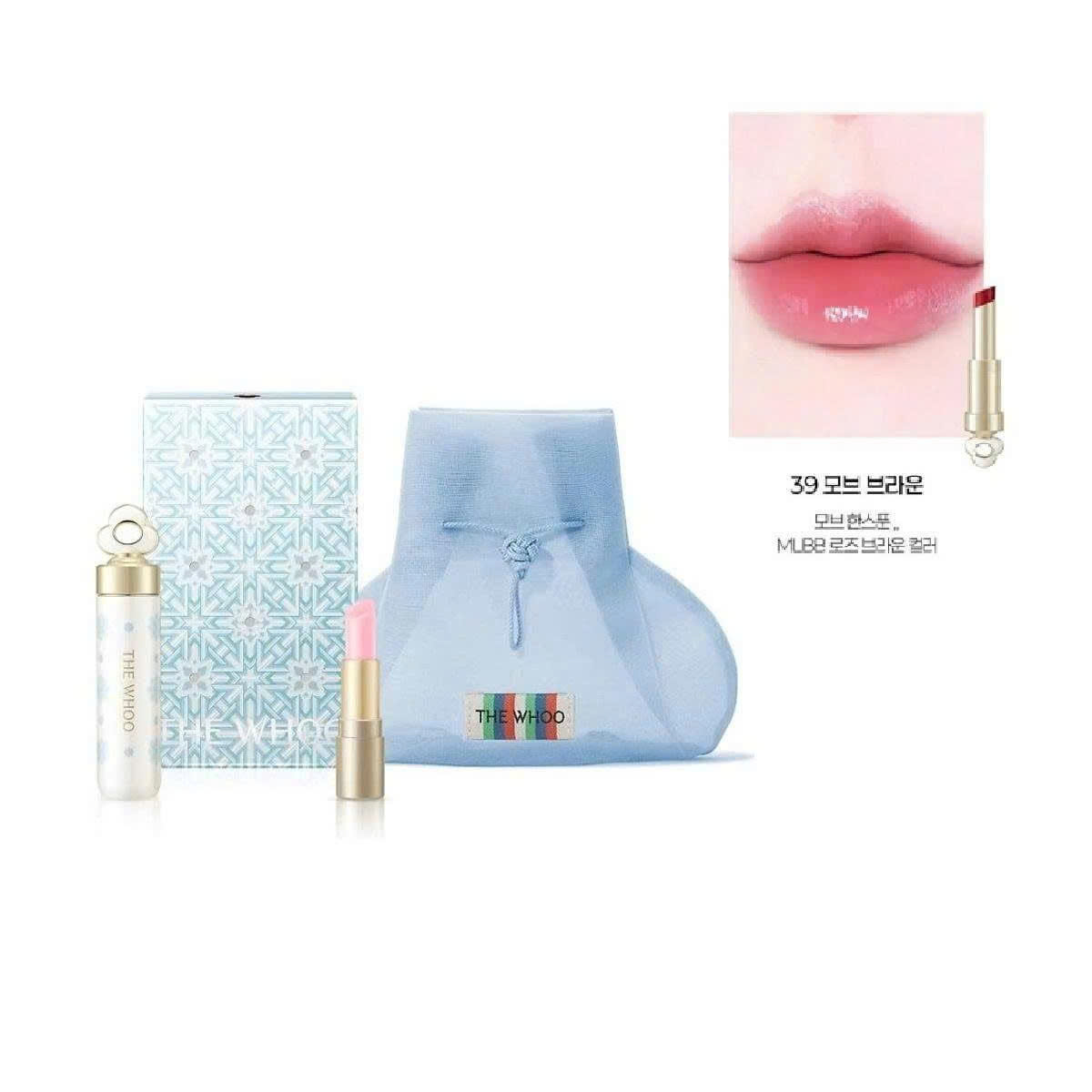 Bộ Son Dưỡng The Whoo Essential Lip Glow Balm #39 Special Set