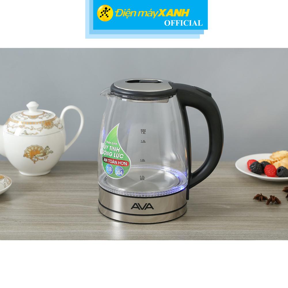 Bình đun siêu tốc AVA 1.8 lít EK2607G - Hàng Chính Hãng