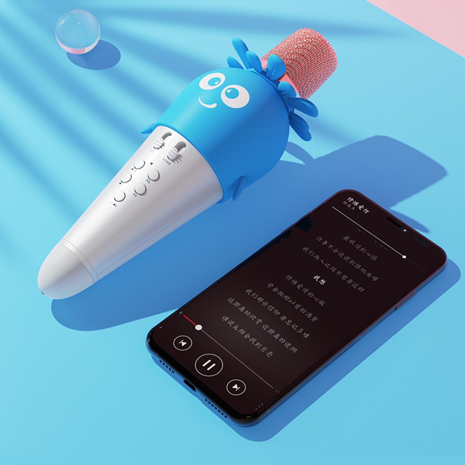 2x Handheld Wireless Bluetooth Microphone Bluetooth Mic Party Home Ktv