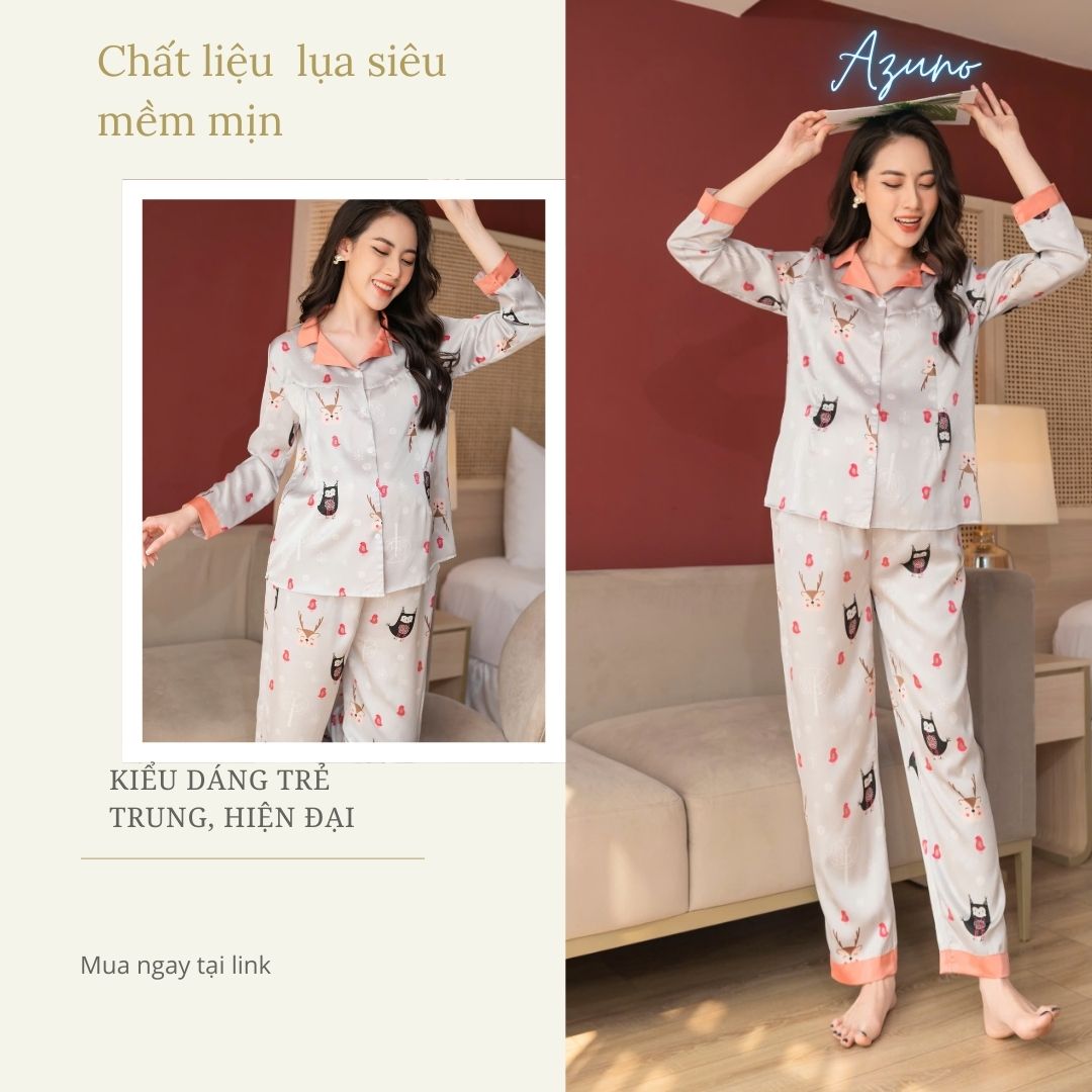 Bộ Đồ Bầu Và Sau Sinh Cao Cấp Chất Liệu Lụa Băng Mềm Mát B251