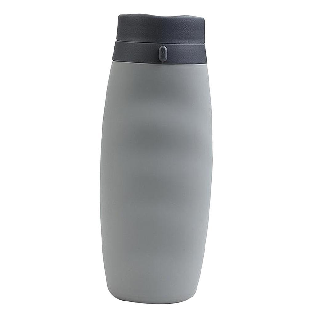 600ml Silicone Folding Water Bottle Outdoor Travel Drink Bottle
