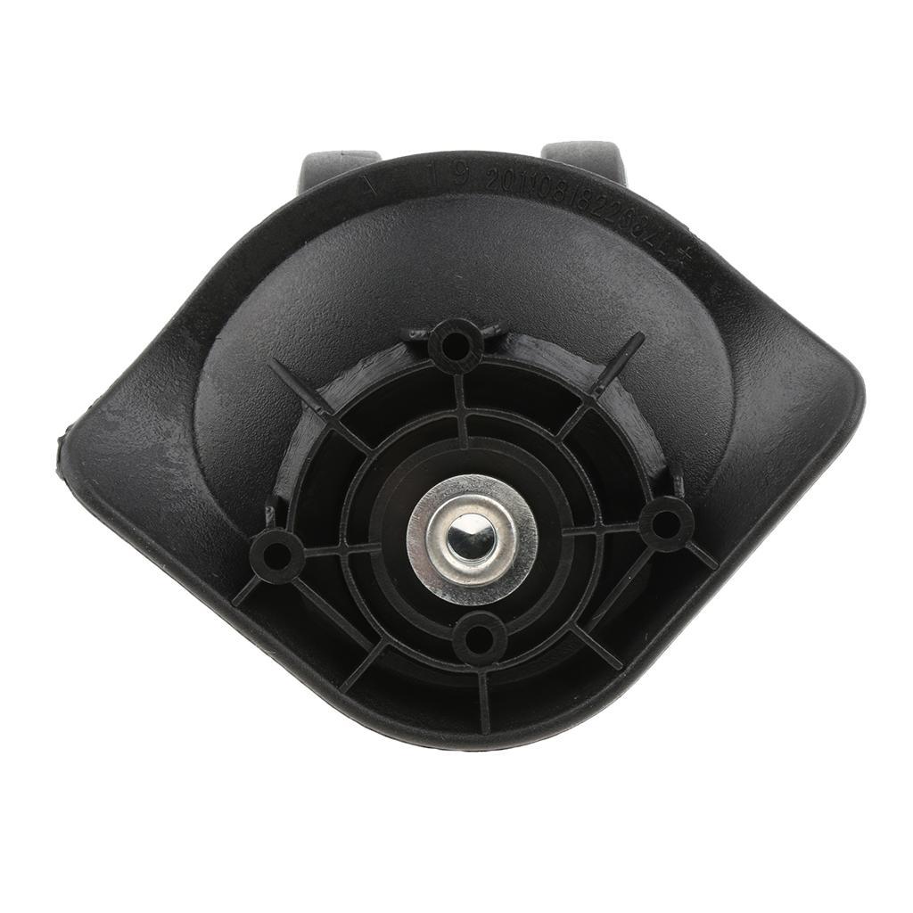 4x 2 Pieces Black Replacement A19 Dual Roller Wheels Luggage Swivel Suitcase Casters Repair Accessory
