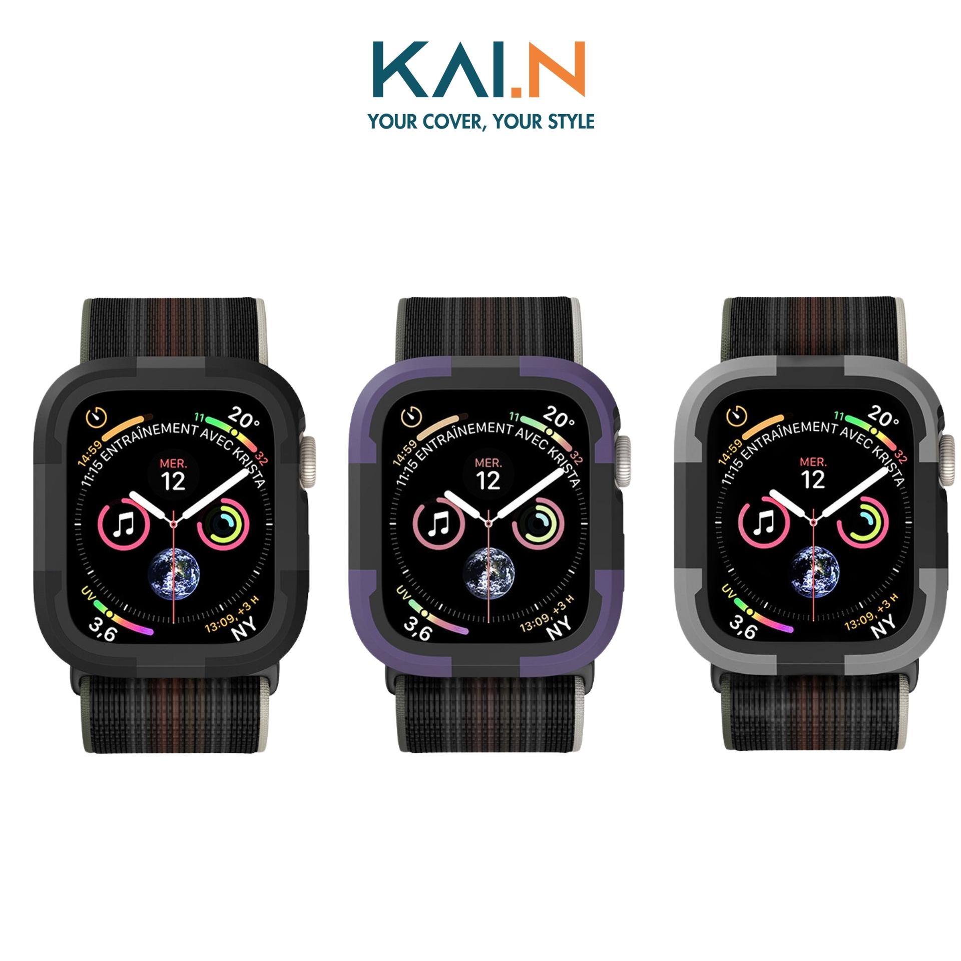 Ốp Case Bảo Vệ Dành Cho Apple Watch Ultra / Apple Watch Series 7 / 8, Kai.N Dual TPUxPC - Hàng Chính Hãng