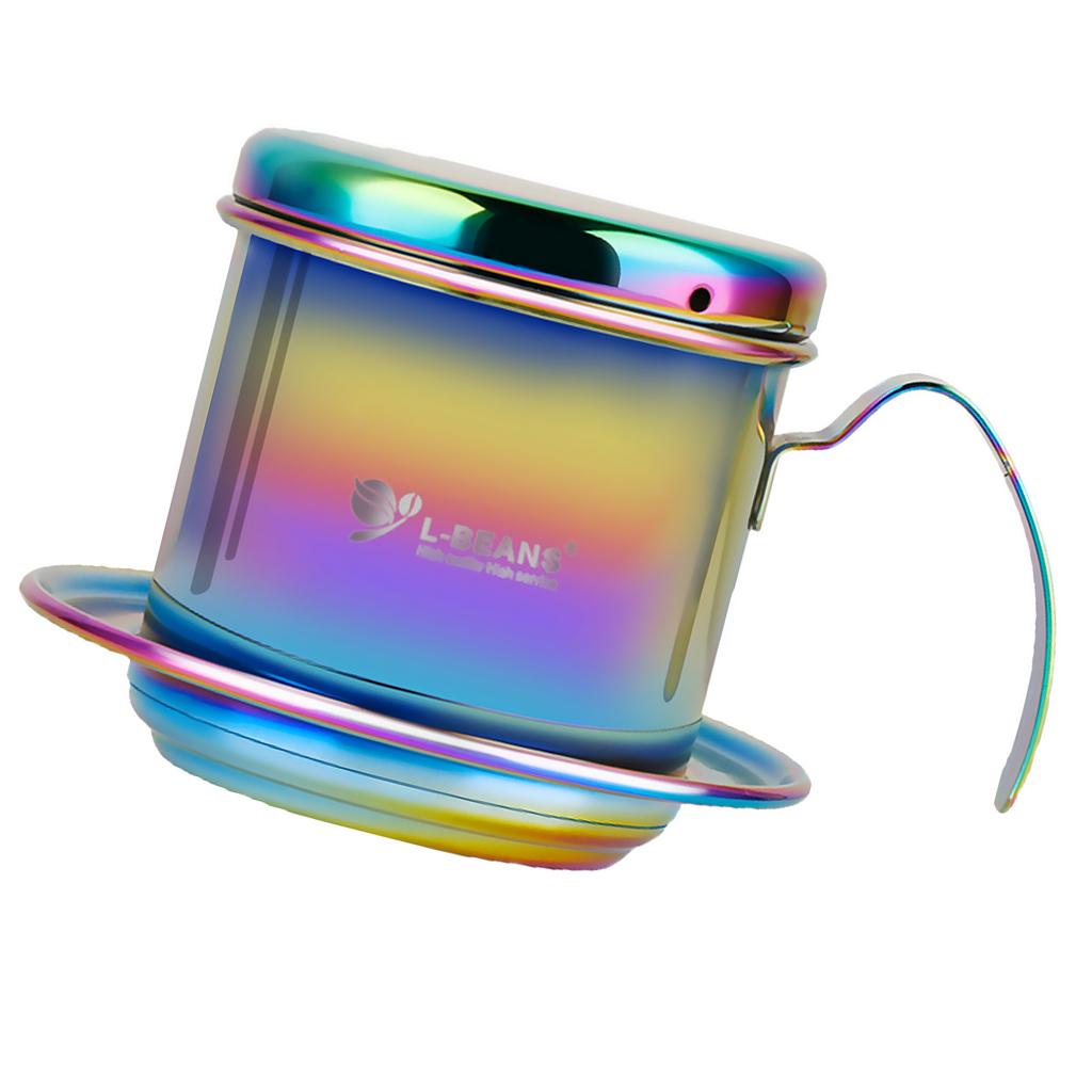 Stainless Steel Pour Over Coffee Dripper with Stand Coffee Maker Tool Coffee Drip Filter 2 Colors Available