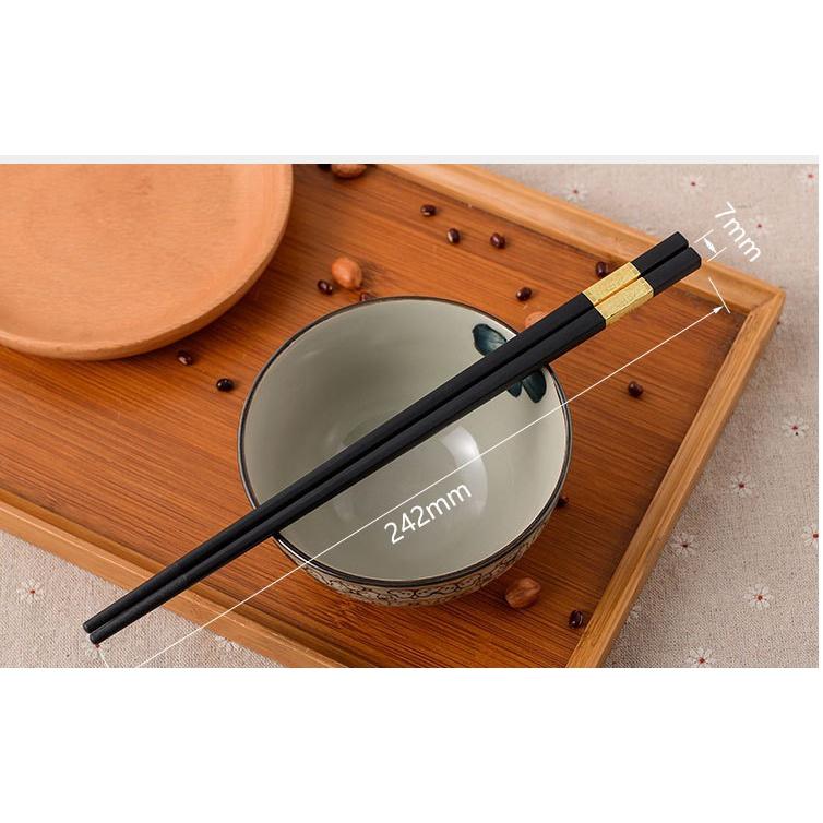 BỘ 10 ĐÔI ĐŨA HỢP KIM CHỊU NHIỆT CAO , CHỐNG TRƠN , CHỐNG MỐC BỀN CHẮC CHẮN PHONG CÁCH NHẬT BẢN SANG TRỌNG