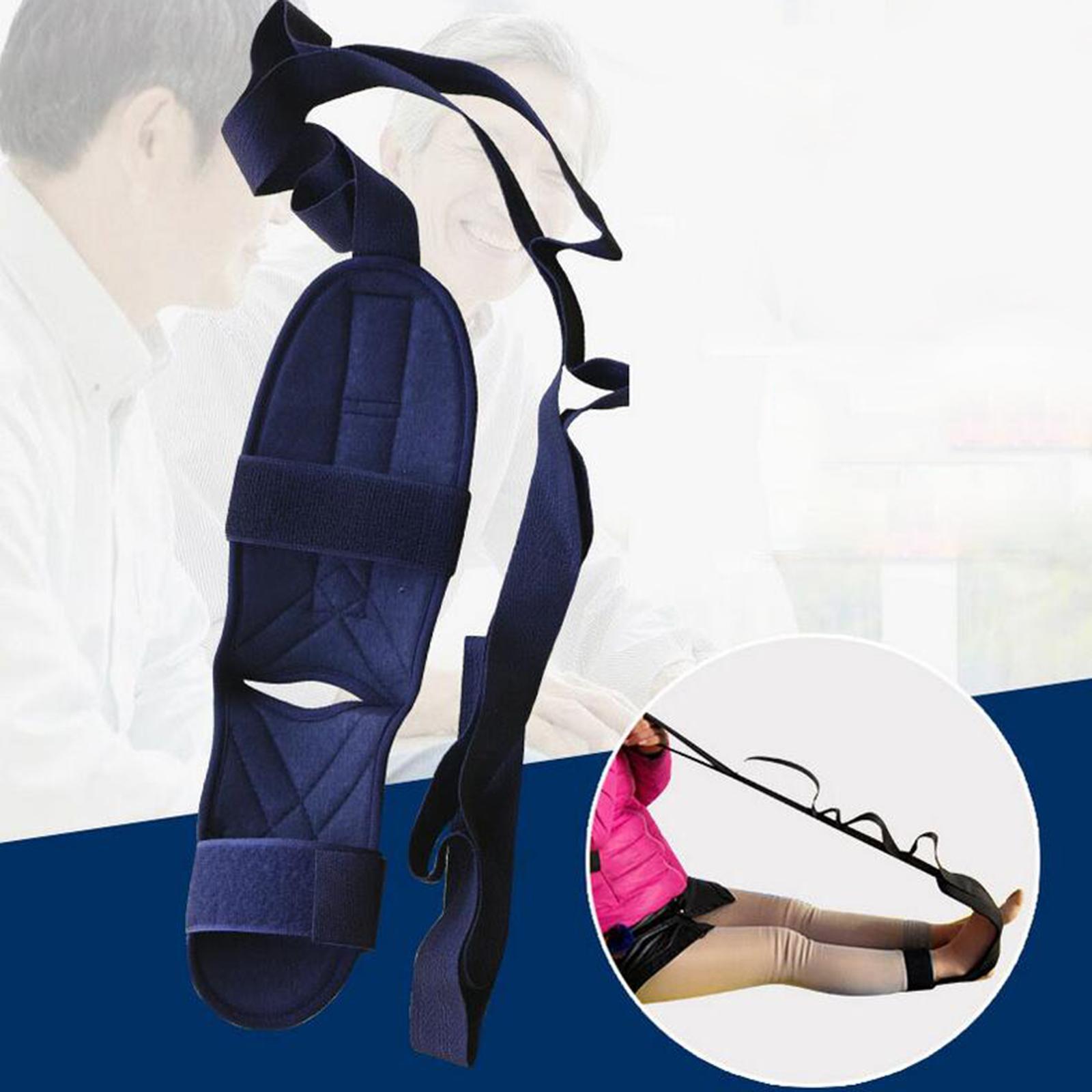 Yoga Stretching Strap Calf Leg Stretcher Tendonitis Band for Exercise.