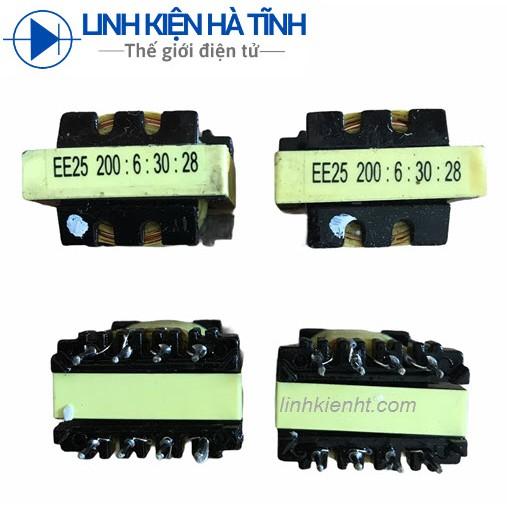 Biến áp nguồn xung máy hàn EE25 200:6:30:28 biến áp nguồn 24V máy hàn