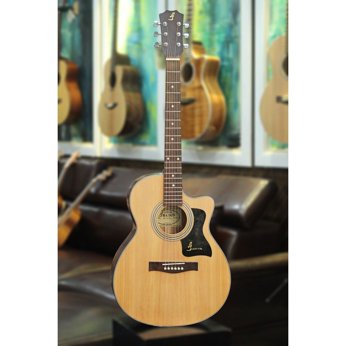 Đàn Guitar Acoustic J120 (Full Solid)- Gỗ thịt nguyên tấm