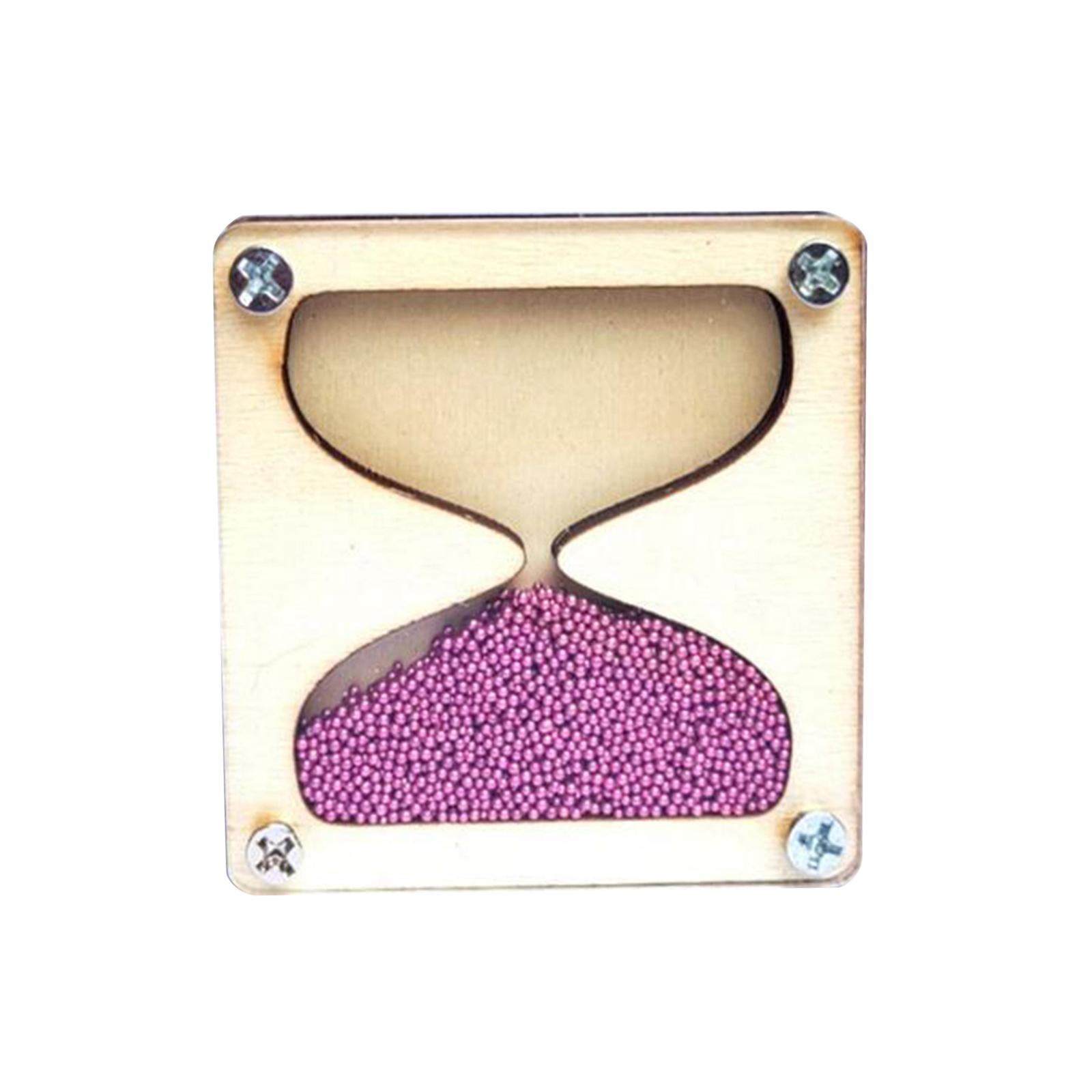 Wooden Hourglass Busy Board Kit Fine Motor Skill for Preschool Toddler