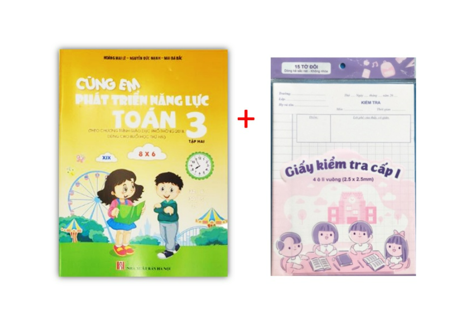 Sách - Cùng em phát triển năng lực Toán 3 - tập 2 theo chương trình giáo dục phổ thông 2018