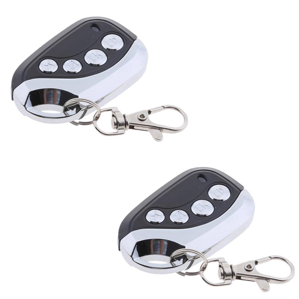 2Pieces For Garage Gate 433MHZ Wireless Remote Control Duplicator Clone Code Scanner Key 4 Channel