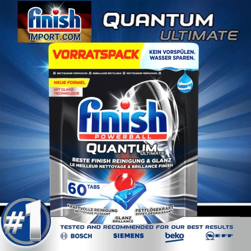 Viên rửa chén Finish Quantum Utimate 51 viên