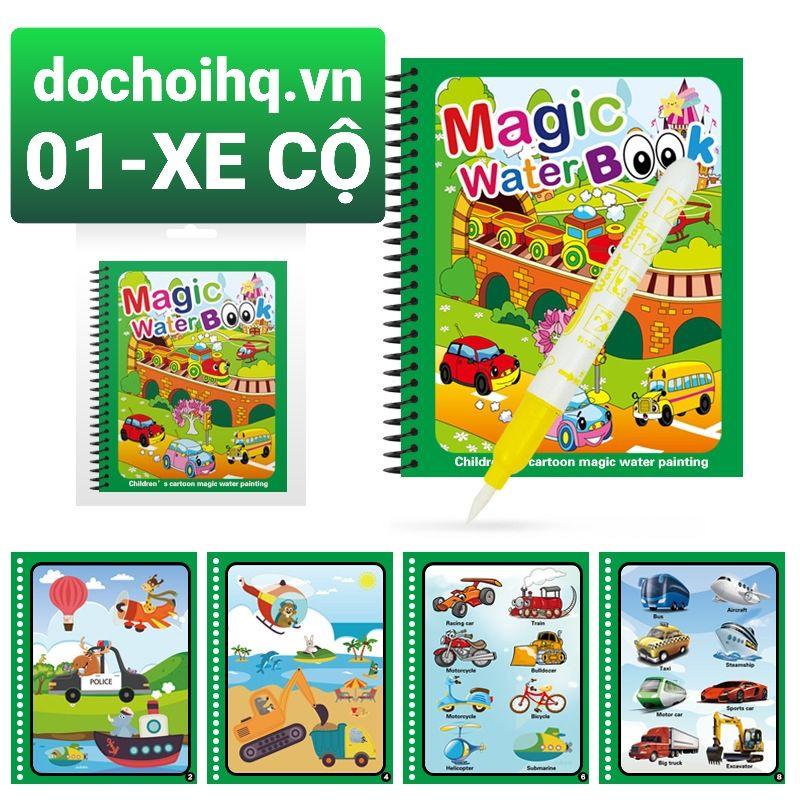 SP0450 Đồ chơi Tập tô màu nước ma thuật tự xóa Magic cho bé