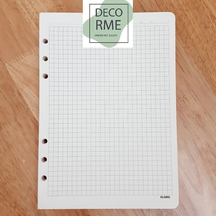 Sheet Meet chứa ảnh nhiều kích thước trong suốt A5 6 lỗ đựng card, banner, strip cho binder