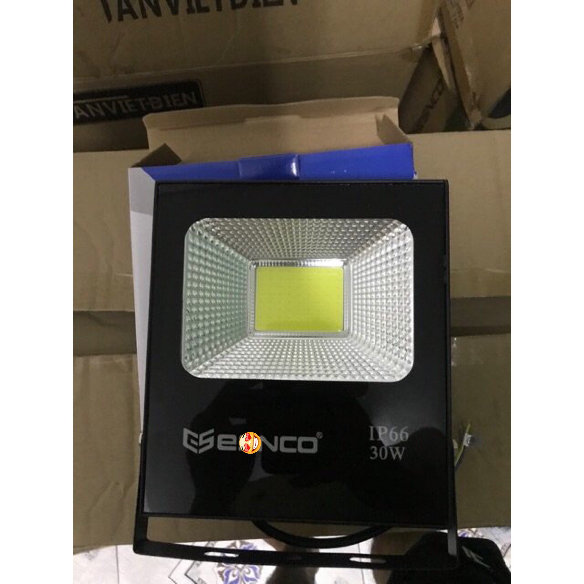 Đèn pha led 30W as trắng chuyên công trình bảng hiệu, trang trí sân vườn chống nước IP66