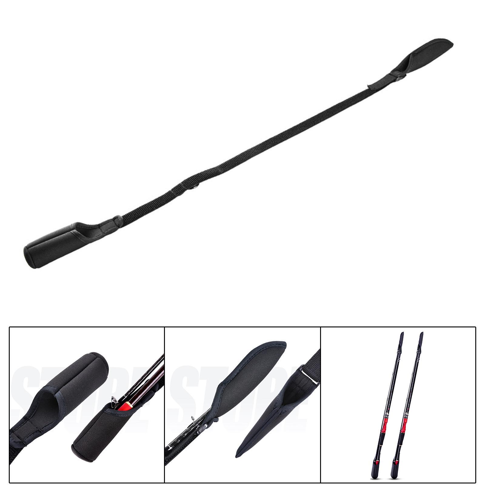 2xFishing Rod Cover Tackles Water Resistant Holder Foldable Fishing Rod Sleeve