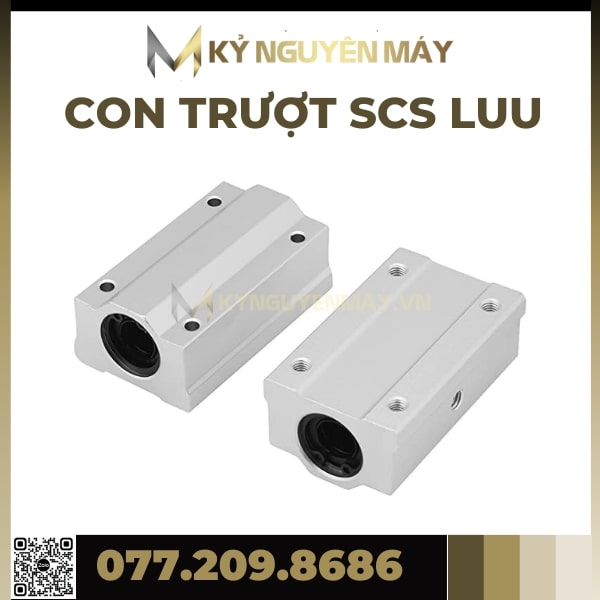 Con Trượt SCS25LUU, SCS30LUU, SCS35LUU, SCS40LUU, SCS50LUU, Con Trượt Tròn SCS LUU, Bạc Trượt SCSLUU