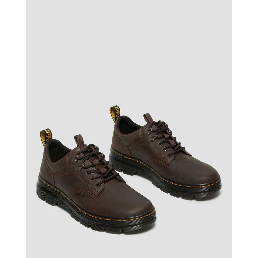 Giày Dr. Martens Hoàng Phúc Reeder Crazy Horse Leather Utility Shoes Màu Nâu Lịch Lãm