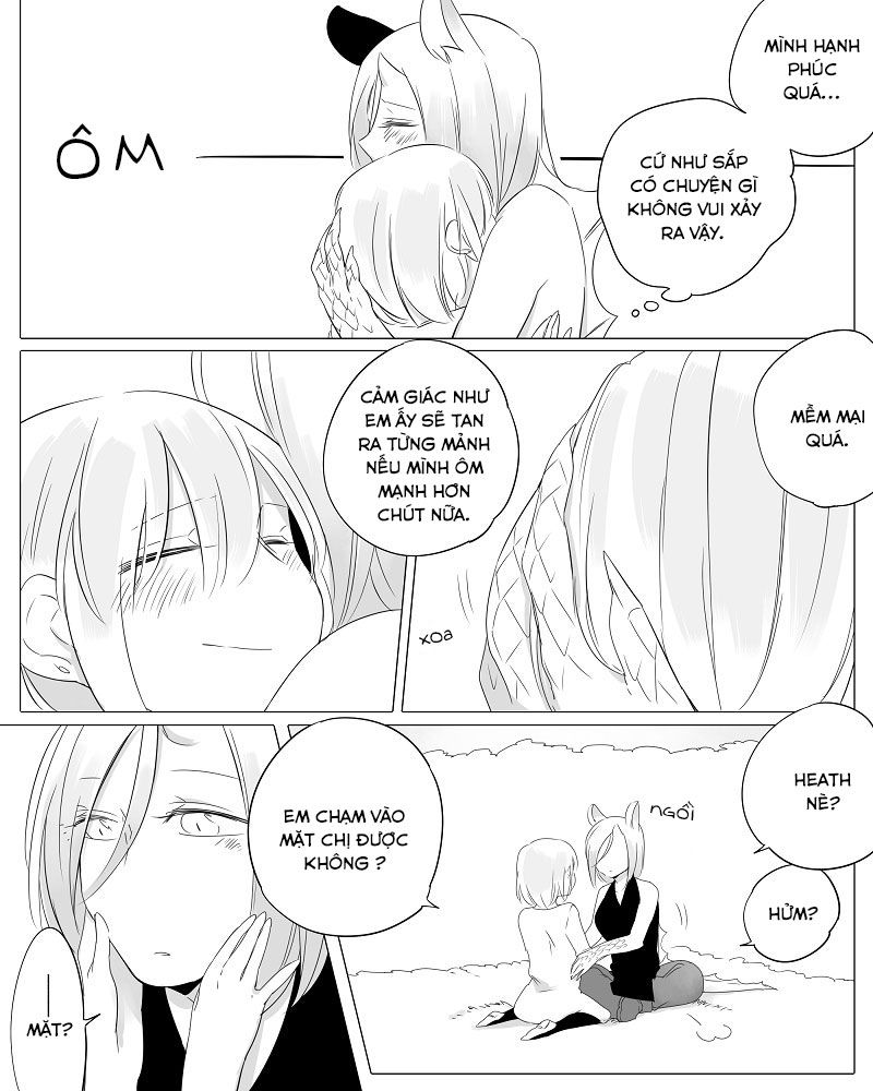 yêu quái cô đơn và cô bé bị mù chapter 9 3