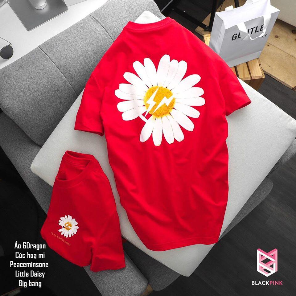 Áo Thun Cotton Nam Nữ Bông Cúc Daisy G Dragon Unisex