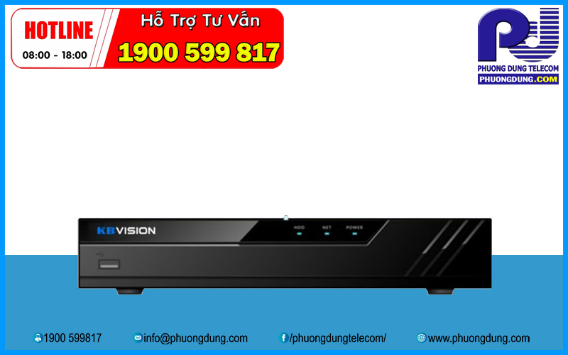 Đầu Ghi Hình IP Ai 16 Kênh KBVISION KX-CAi4K8116N2-hàng chính hãng