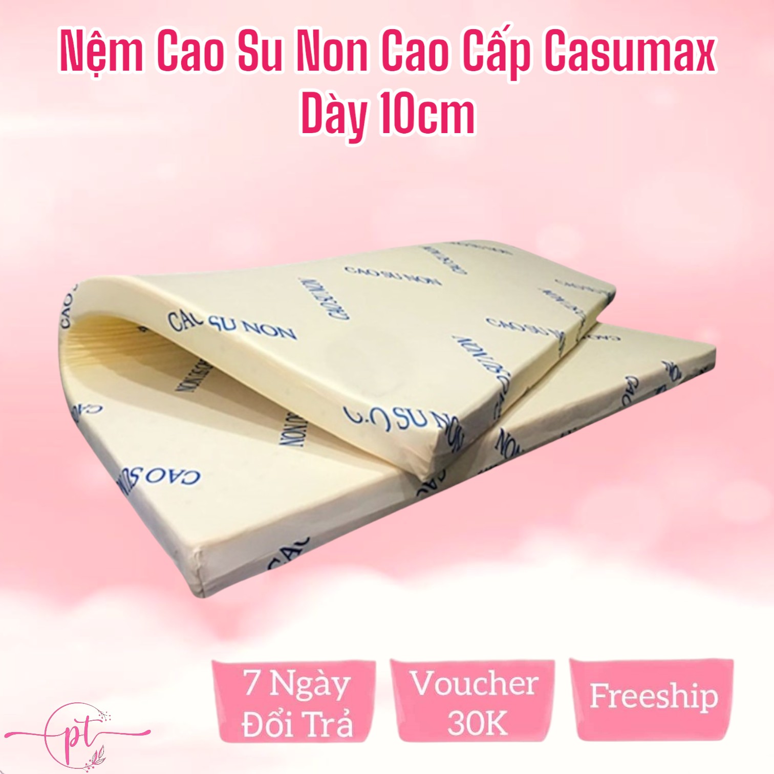 Nệm Cao Su Non Cao Cấp Dày 10cm Đủ Size