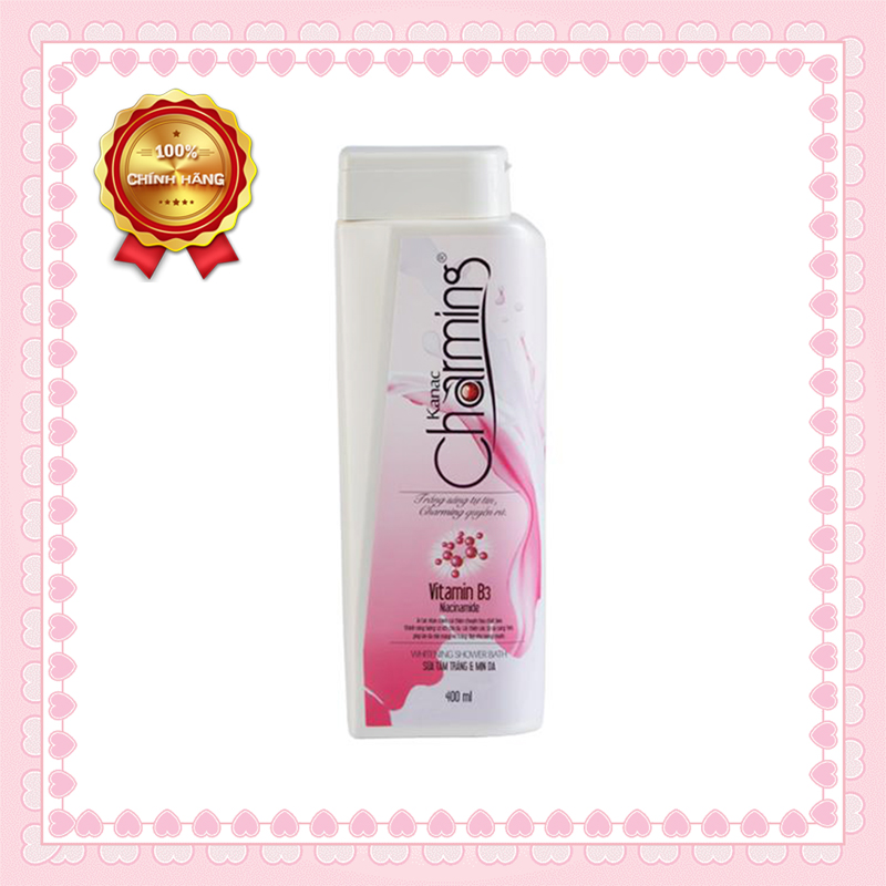 [CHÍNH HÃNG] SỮA TẮM TRẮNG VÀ MỊN DA KANAC CHARMING 400ML