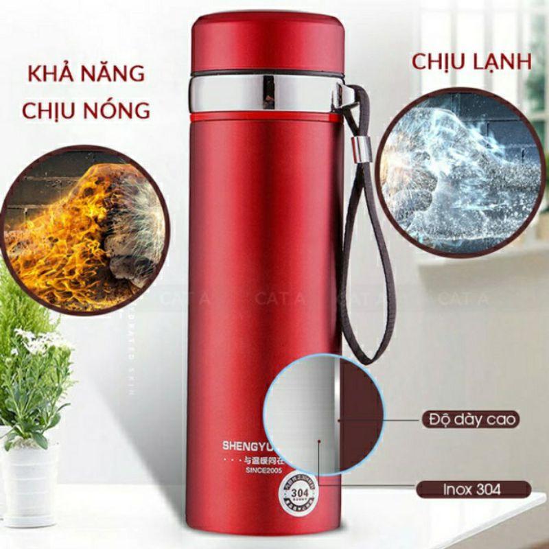 Bình đựng nước giữ nhiệt 1000ml chất liệu inox 304