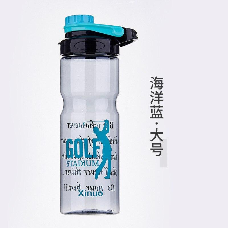 800ML/1000ML Creative New Sports Water Bottle Student Plastic Cup Gift Transparent Explosion-proof Large Capacity Outdoor