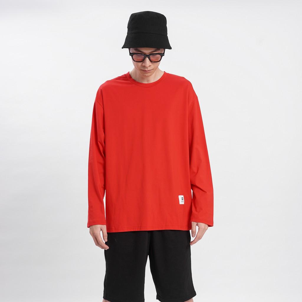 Áo thun DÀI TAY Unisex N7 Basic Tee phông trơn nam nữ lỡ oversize form rộng sweater Hàn Quốc