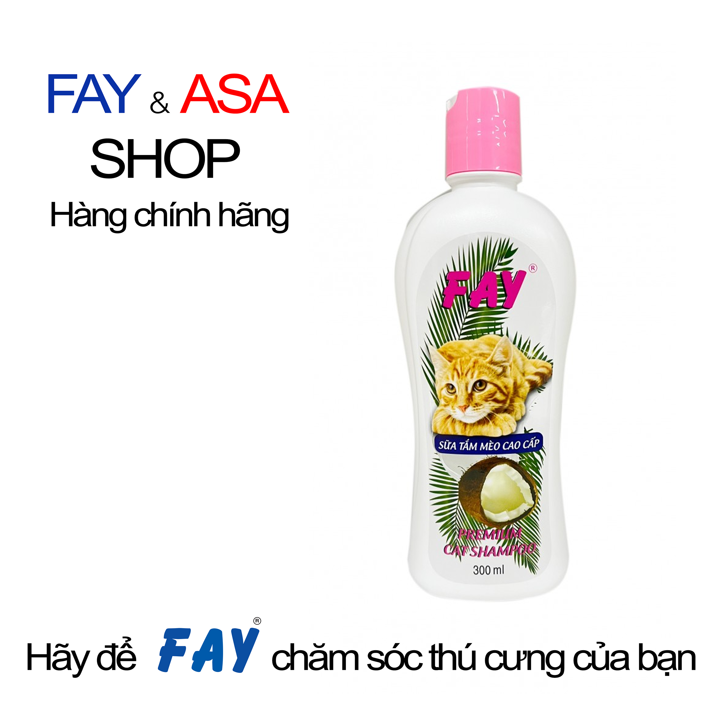 Sữa Tắm Mèo Cao Cấp FAY 300ml