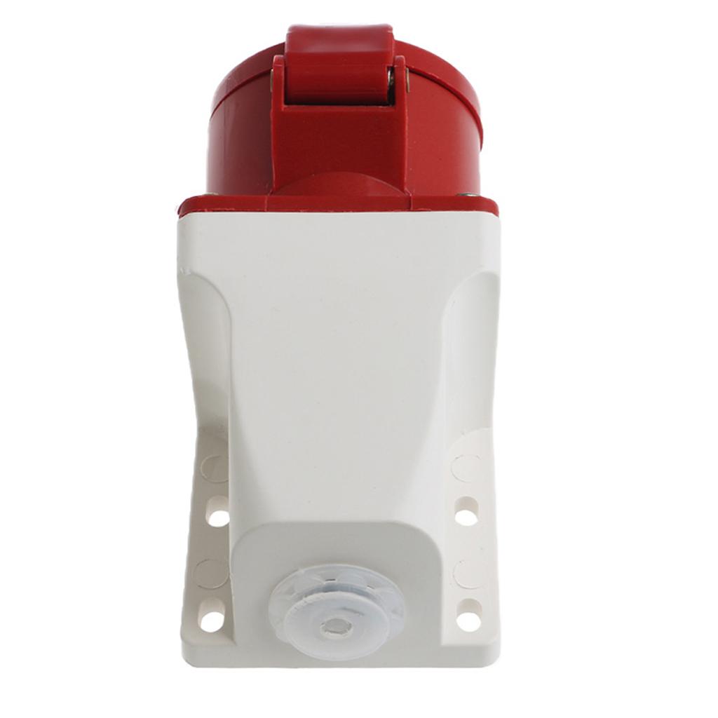 Waterproof 3P+N+E Industrial Plug Socket AC 380-415V 16A Amp IP67 5-Pin