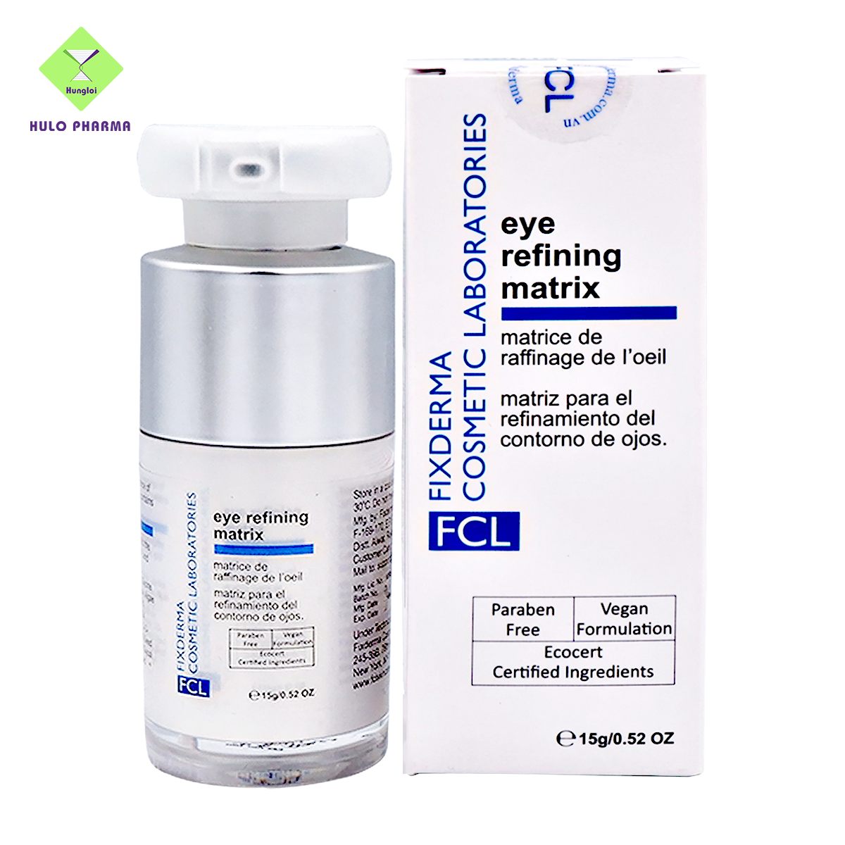 Gel Giảm Quầng Thâm, Nếp Nhăn, Bọng Mắt Fixderma FCL Eye Refining Matrix
