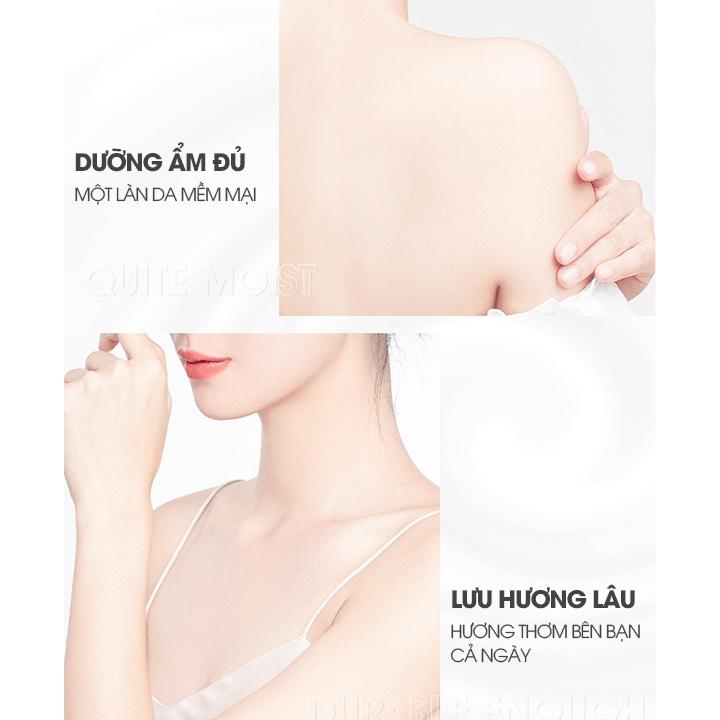 Combo sữa dưỡng thể, sữa tắm dưỡng trắng Niacinamide 500ml