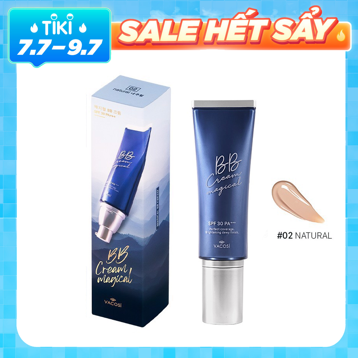 Kem Nền Trang Điểm Vacosi Natural Magical BB Cream